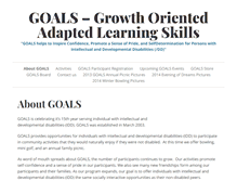 Tablet Screenshot of goals-us.org